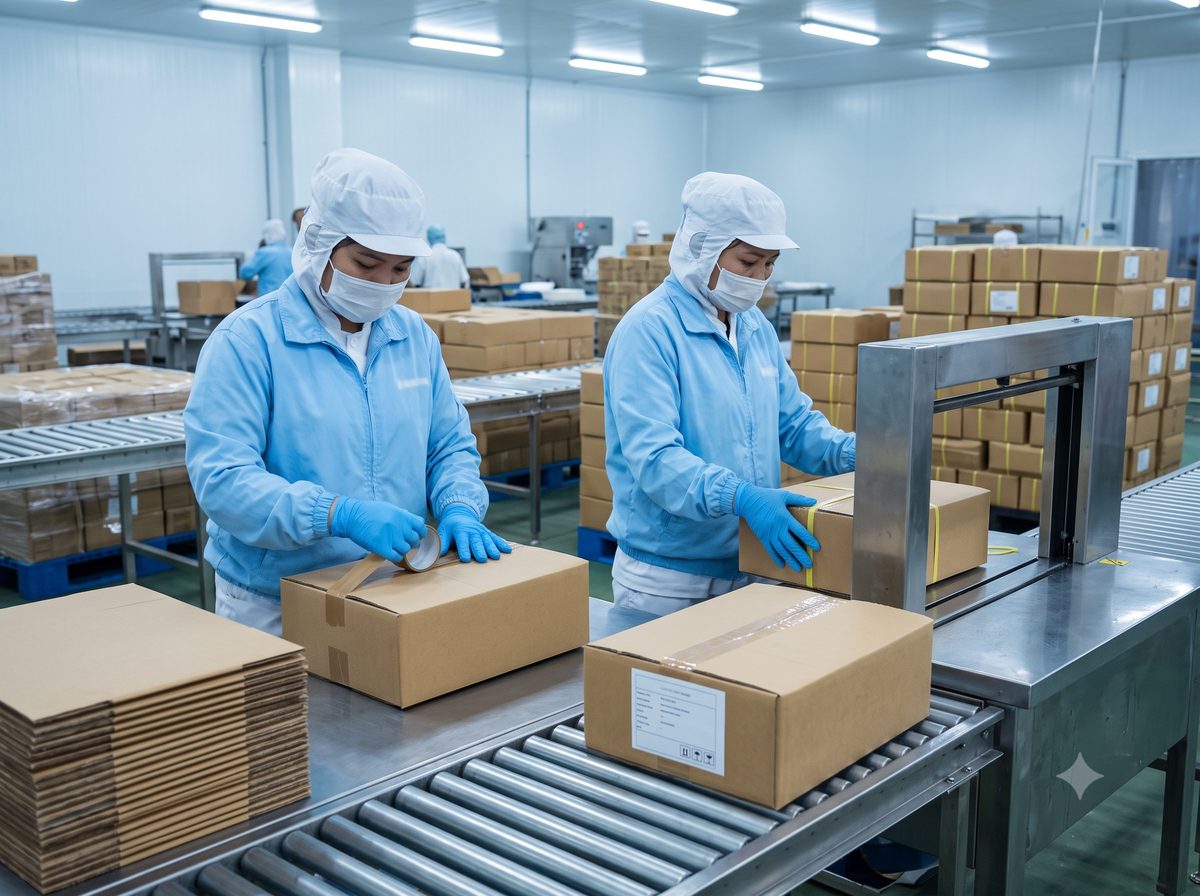 Factory — Packing & Labeling
